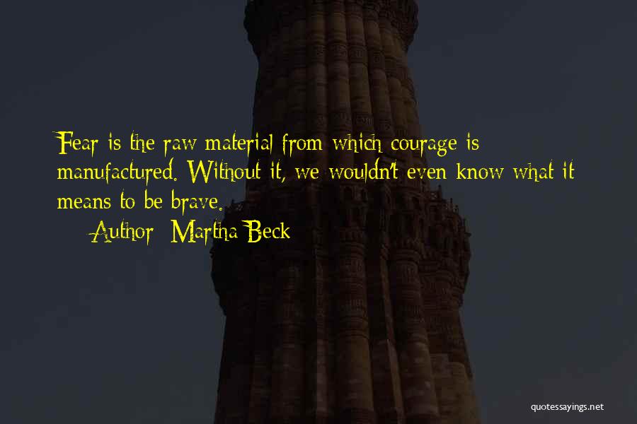 Materials Quotes By Martha Beck