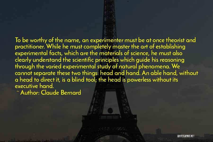 Materials Science Quotes By Claude Bernard