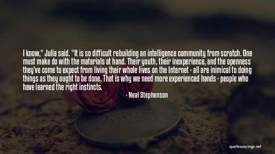 Materials Things Quotes By Neal Stephenson