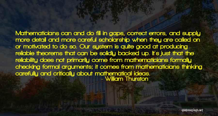 Math About Quotes By William Thurston Math About Quotes By William Thurston
