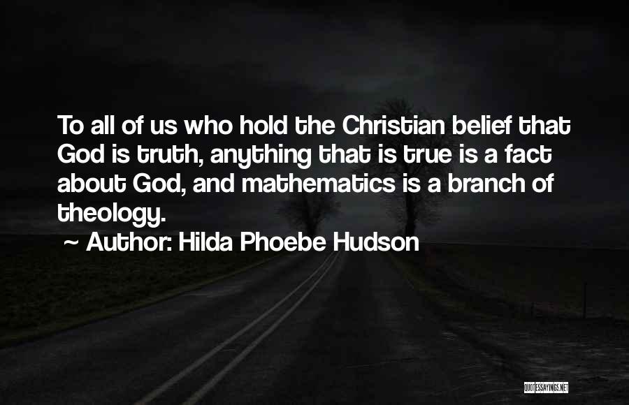 Math And God Quotes By Hilda Phoebe Hudson