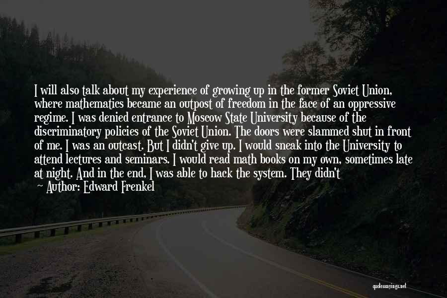 Math And Love Quotes By Edward Frenkel