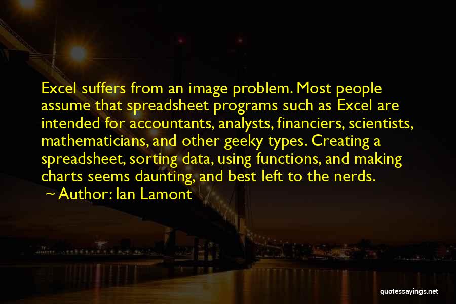 Math Functions Quotes By Ian Lamont