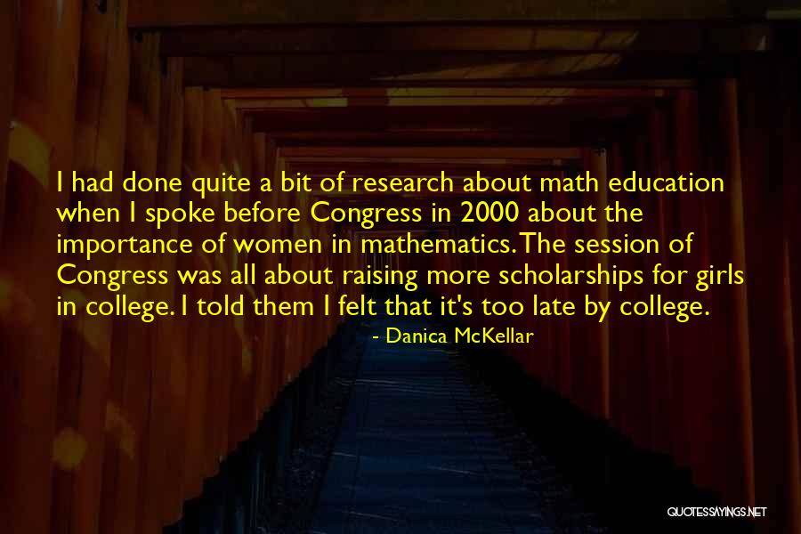 Math Importance Quotes By Danica McKellar Math Importance Quotes By Danica McKellar