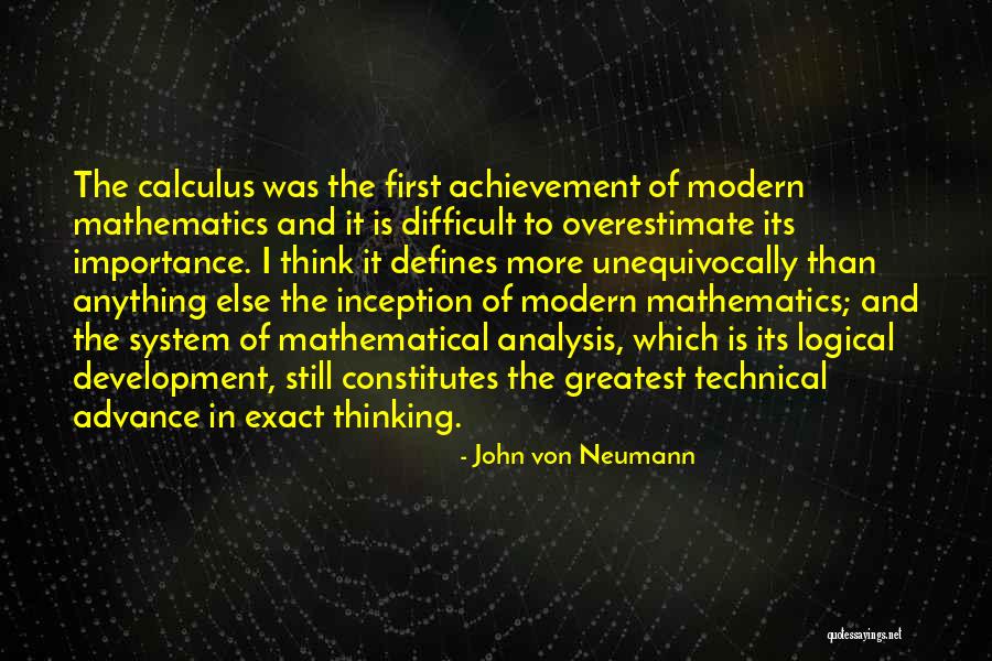 Math Importance Quotes By John Von Neumann Math Importance Quotes By John Von Neumann