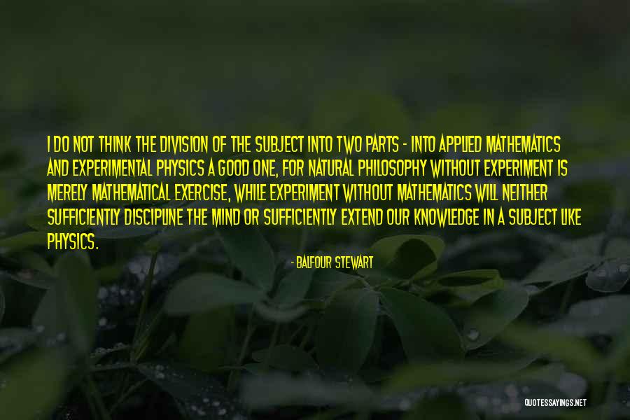 Math Is Like Quotes By Balfour Stewart Math Is Like Quotes By Balfour Stewart