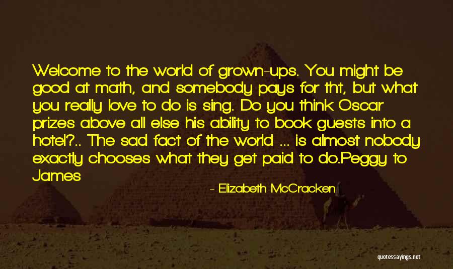 Math Love Quotes By Elizabeth McCracken Math Love Quotes By Elizabeth McCracken