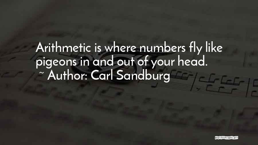 Math Numbers Quotes By Carl Sandburg