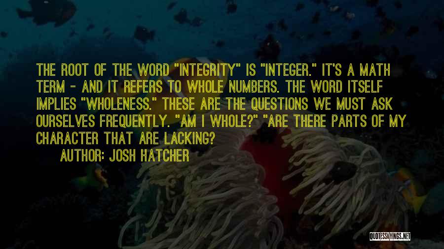 Math Numbers Quotes By Josh Hatcher