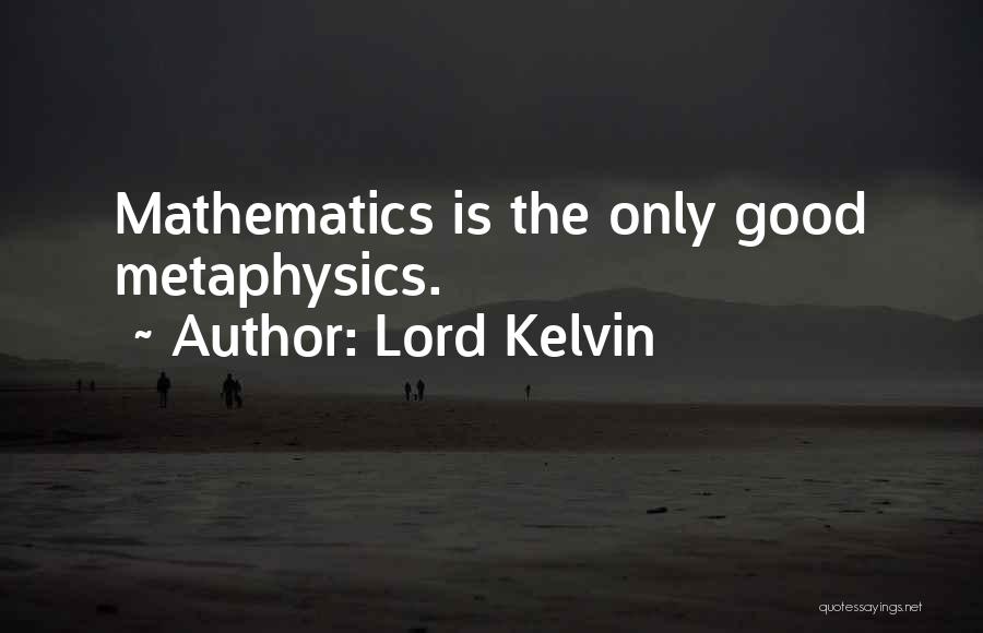 Math Numbers Quotes By Lord Kelvin