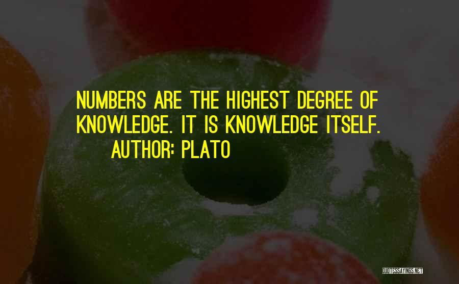 Math Numbers Quotes By Plato