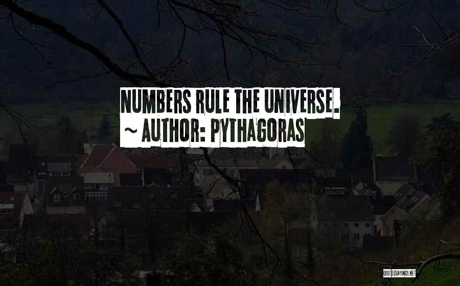 Math Numbers Quotes By Pythagoras