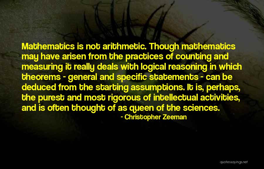 Math Practices Quotes By Christopher Zeeman