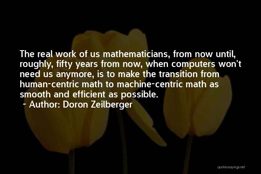 Math Quotes By Doron Zeilberger