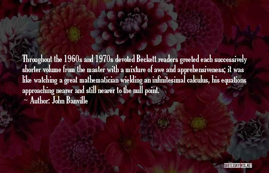 Math Volume Quotes By John Banville