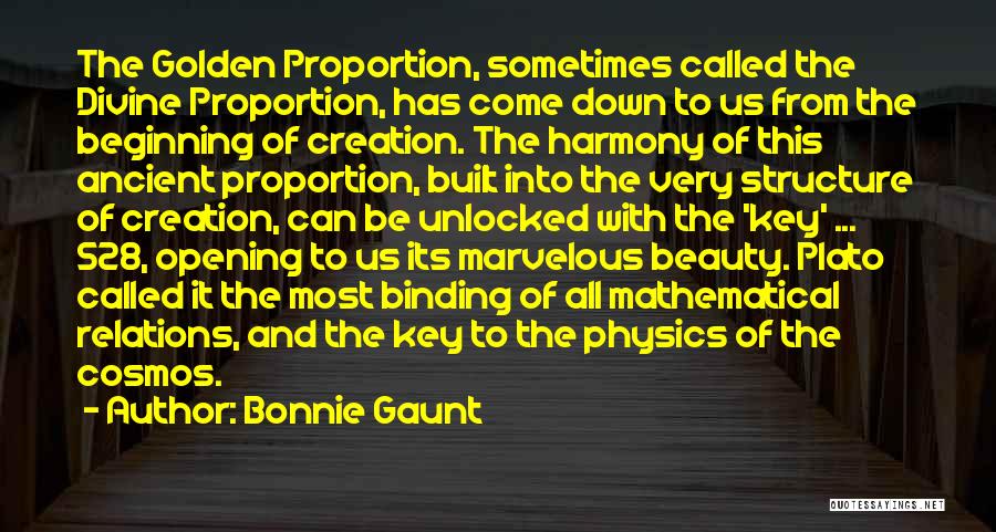 Mathematical Beauty Quotes By Bonnie Gaunt