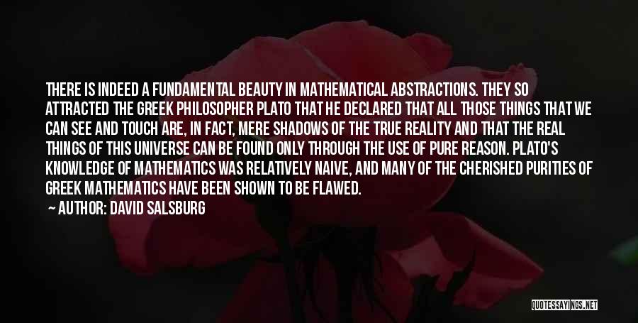 Mathematical Beauty Quotes By David Salsburg