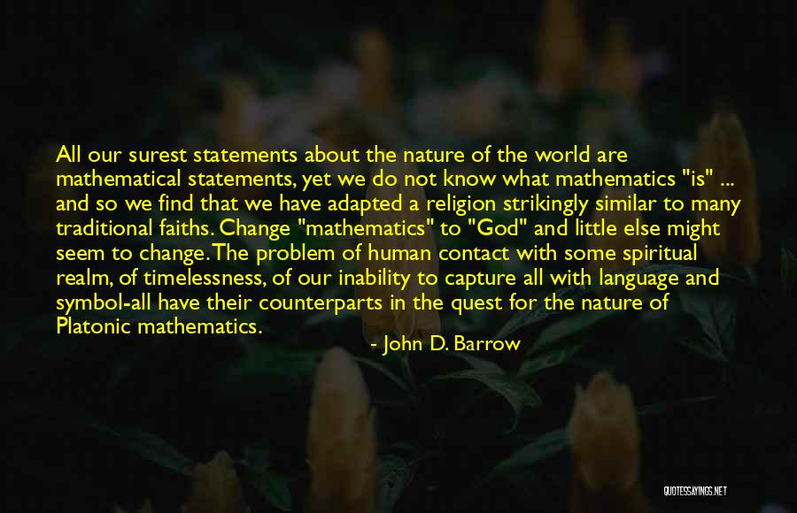 Mathematical Language Quotes By John D. Barrow Mathematical Language Quotes By John D. Barrow