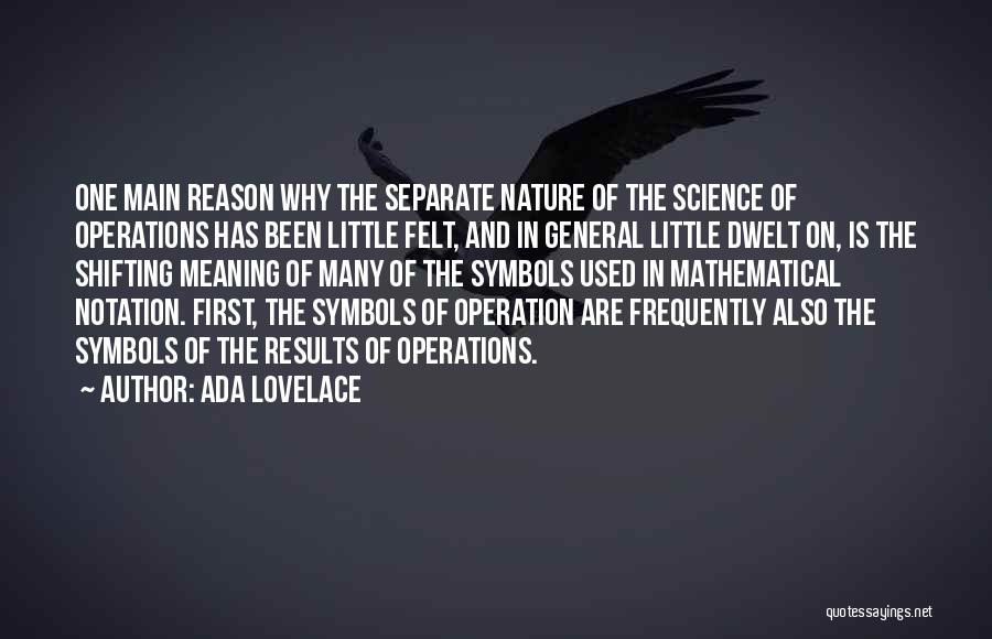 Mathematical Symbols Quotes By Ada Lovelace