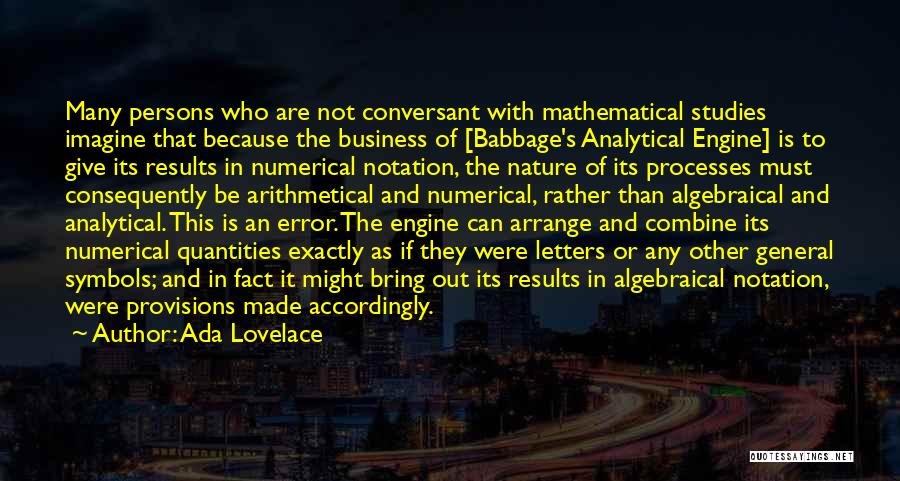 Mathematical Symbols Quotes By Ada Lovelace