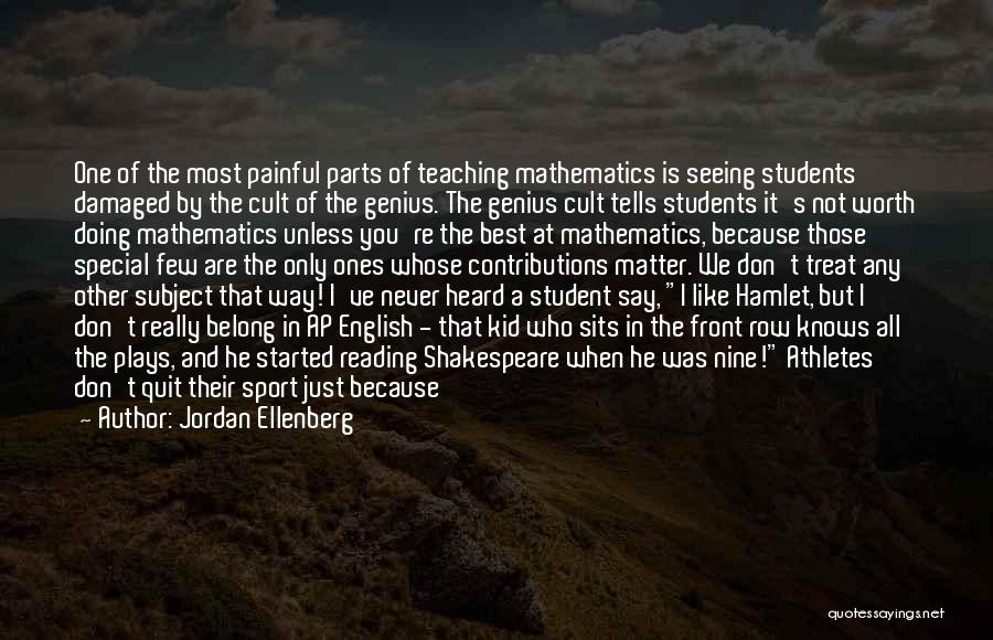Mathematicians And Their Quotes By Jordan Ellenberg