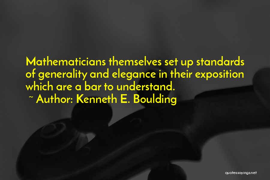 Mathematicians And Their Quotes By Kenneth E. Boulding