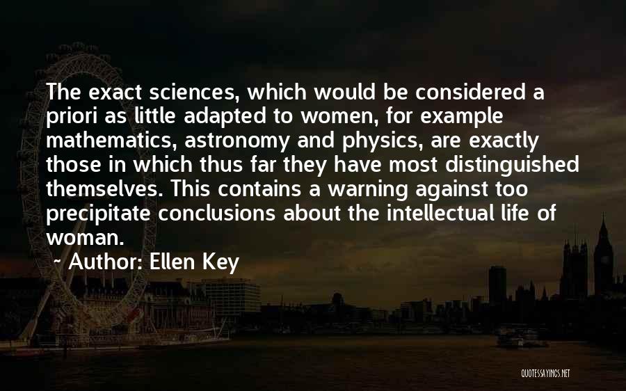 Mathematics And Life Quotes By Ellen Key