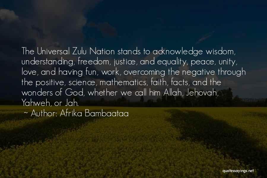 Mathematics And Love Quotes By Afrika Bambaataa