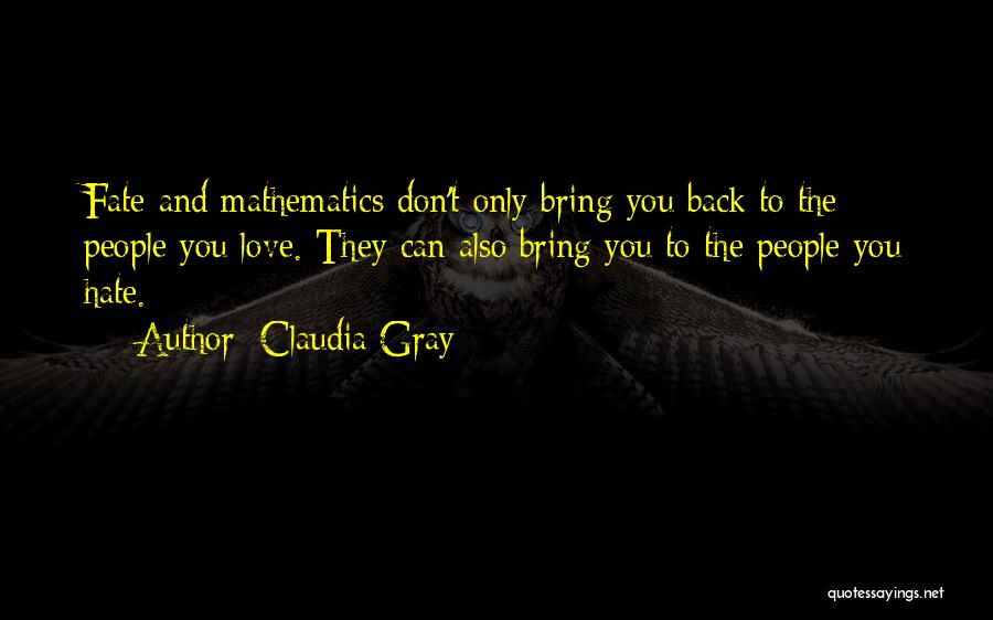 Mathematics And Love Quotes By Claudia Gray