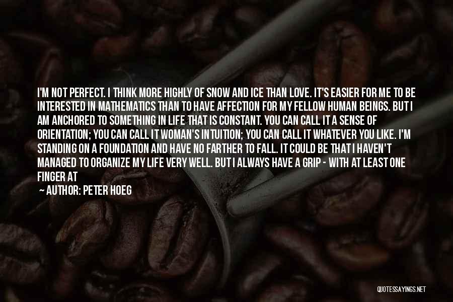 Mathematics And Love Quotes By Peter Hoeg