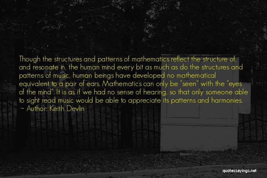 Mathematics And Music Quotes By Keith Devlin