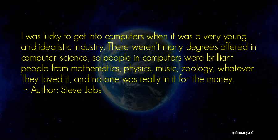Mathematics And Music Quotes By Steve Jobs