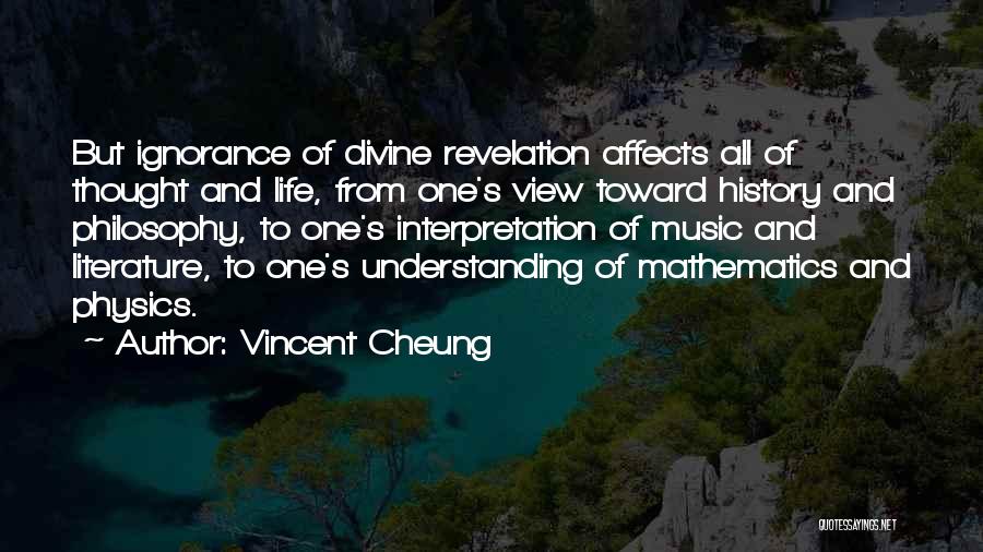 Mathematics And Music Quotes By Vincent Cheung