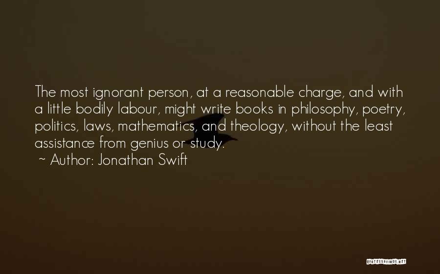 Mathematics And Poetry Quotes By Jonathan Swift