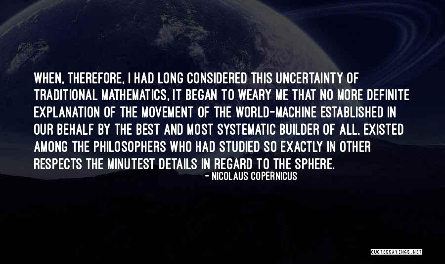 Mathematics Best Quotes By Nicolaus Copernicus Mathematics Best Quotes By Nicolaus Copernicus