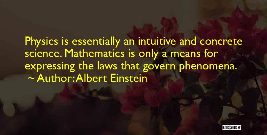 Mathematics By Albert Einstein Quotes By Albert Einstein