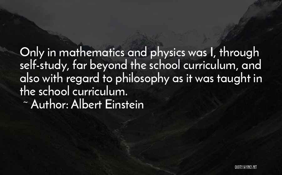 Mathematics By Albert Einstein Quotes By Albert Einstein