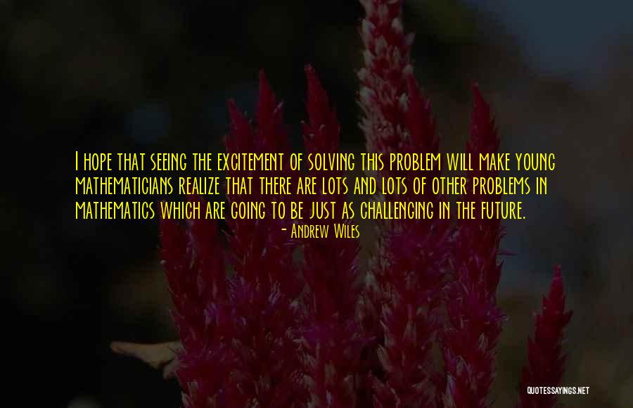 Mathematics Problem Solving Quotes By Andrew Wiles Mathematics Problem Solving Quotes By Andrew Wiles