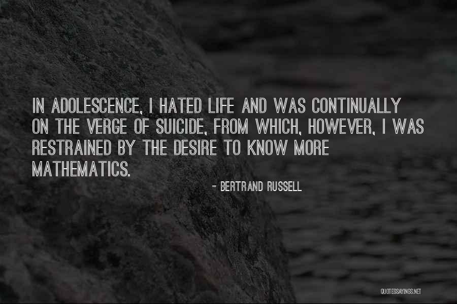 Mathematics Quotes By Bertrand Russell