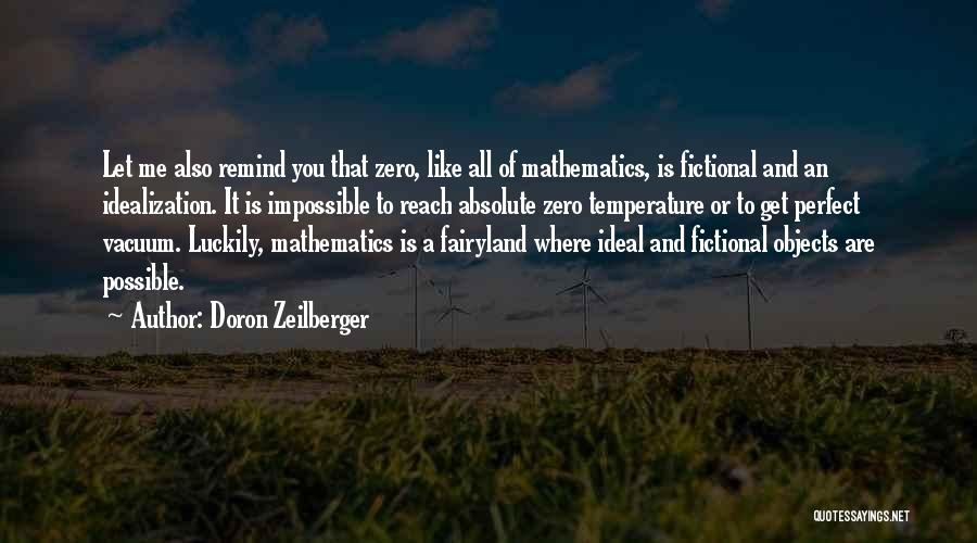 Mathematics Quotes By Doron Zeilberger