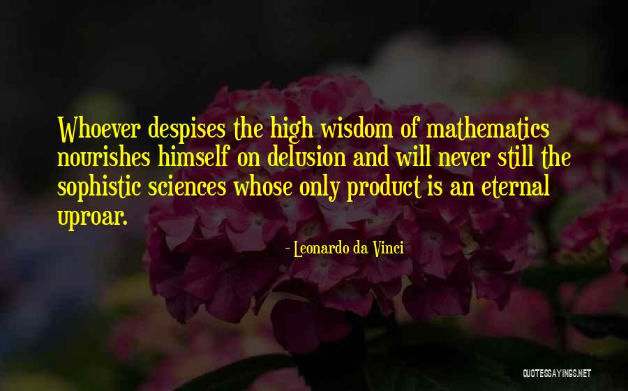 Mathematics Quotes By Leonardo Da Vinci