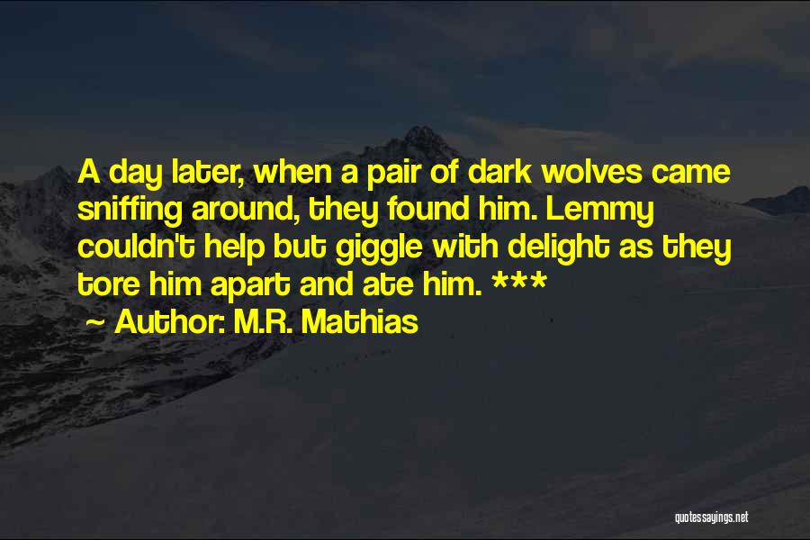 Mathias Quotes By M.R. Mathias