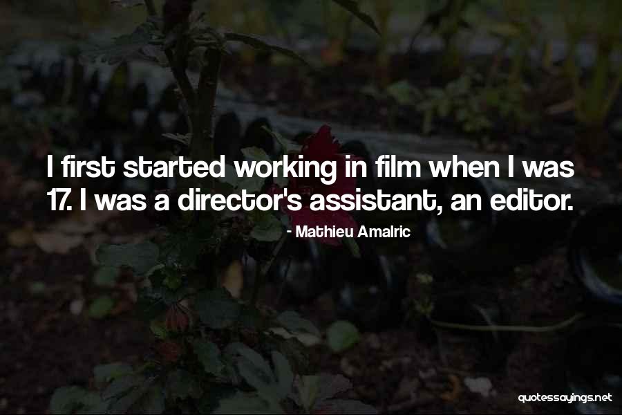 Mathieu Amalric Quotes 893673 Mathieu Amalric Quotes 893673