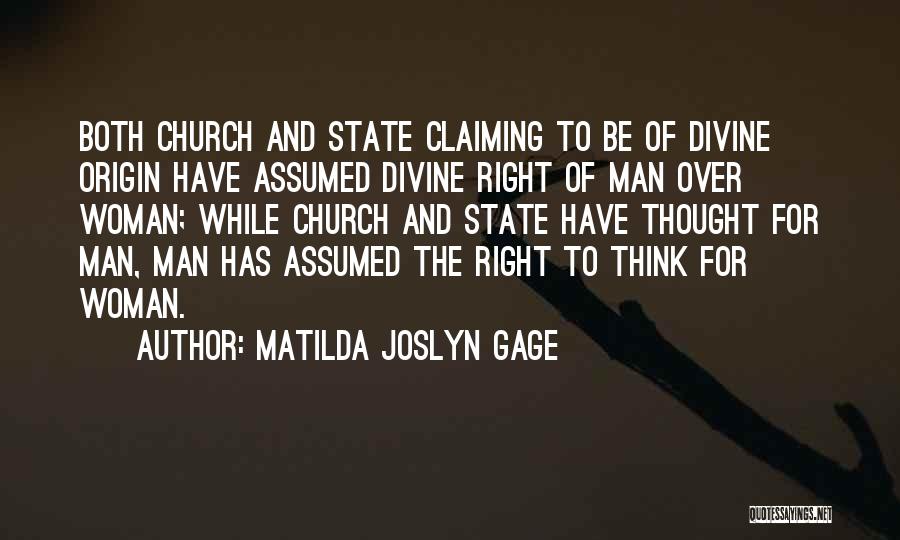 Matilda Joslyn Gage Quotes 1851262