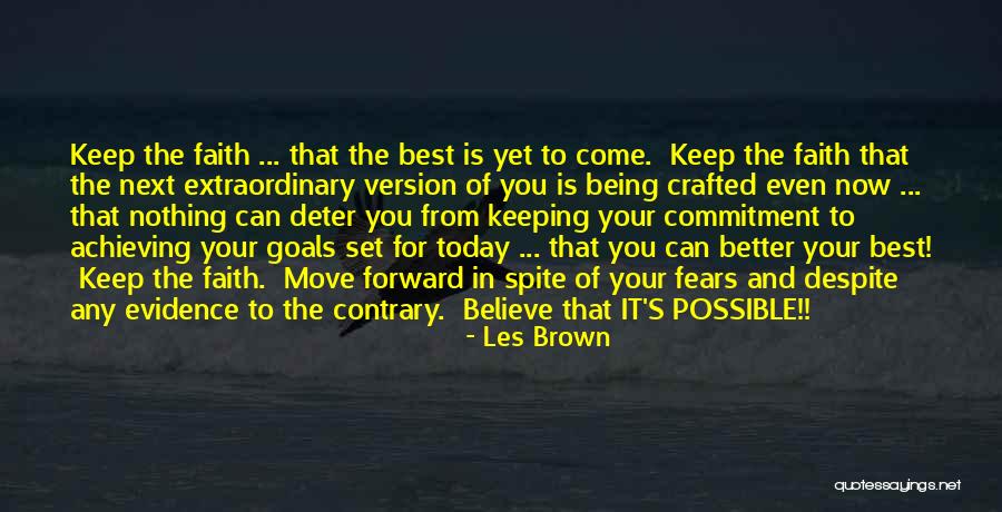 Matilde Brandi Quotes By Les Brown Matilde Brandi Quotes By Les Brown