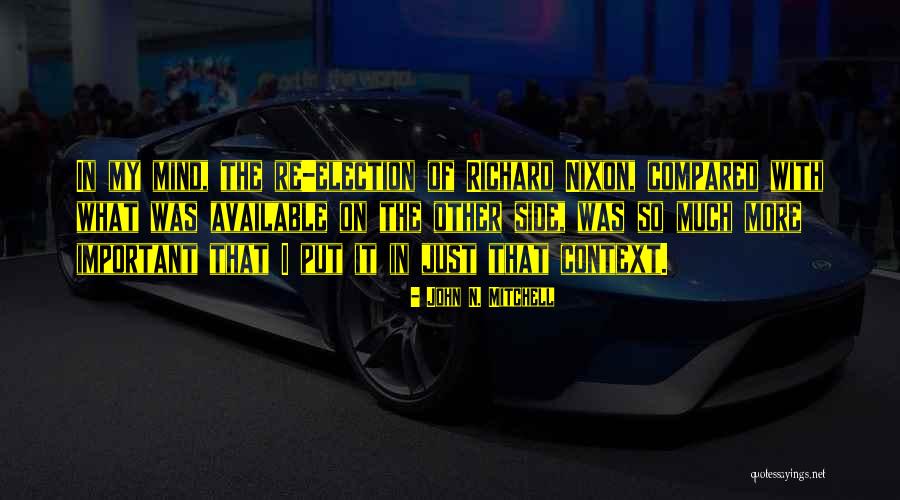 Matondo Mingi Quotes By John N. Mitchell Matondo Mingi Quotes By John N. Mitchell