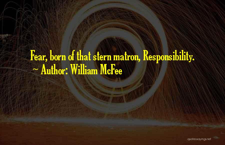 Matron Quotes By William McFee