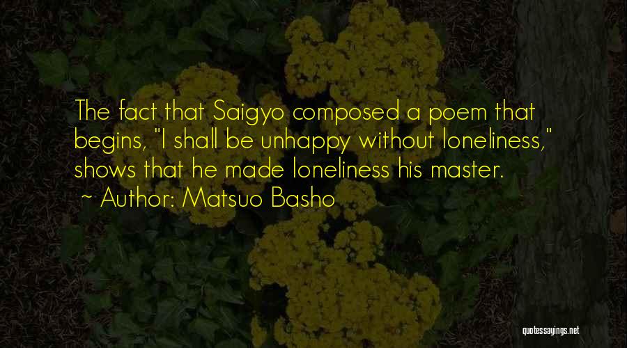 Matsuo Basho Quotes 656460