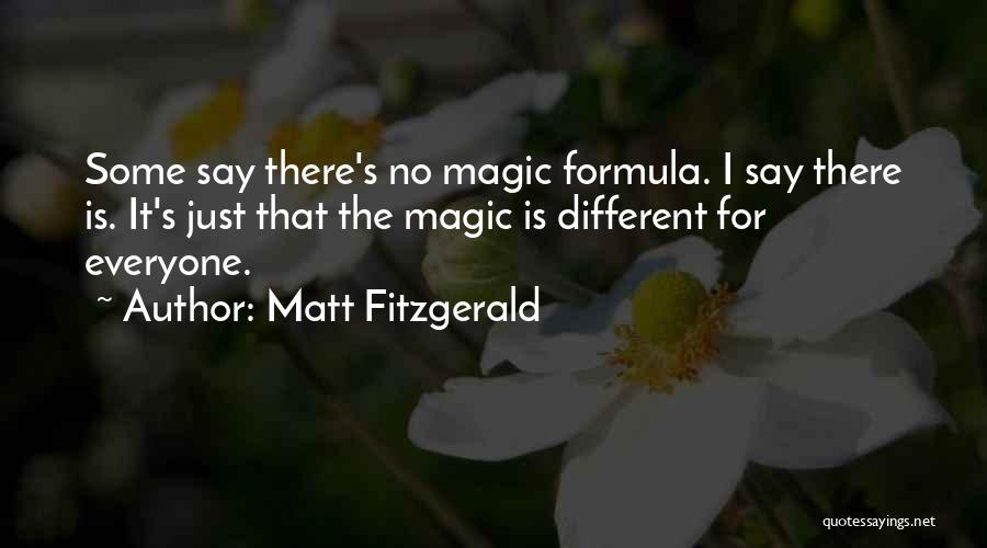 Matt Fitzgerald Quotes 1949179