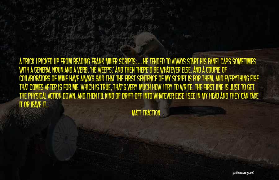 Matt Fraction Quotes 2117429 Matt Fraction Quotes 2117429